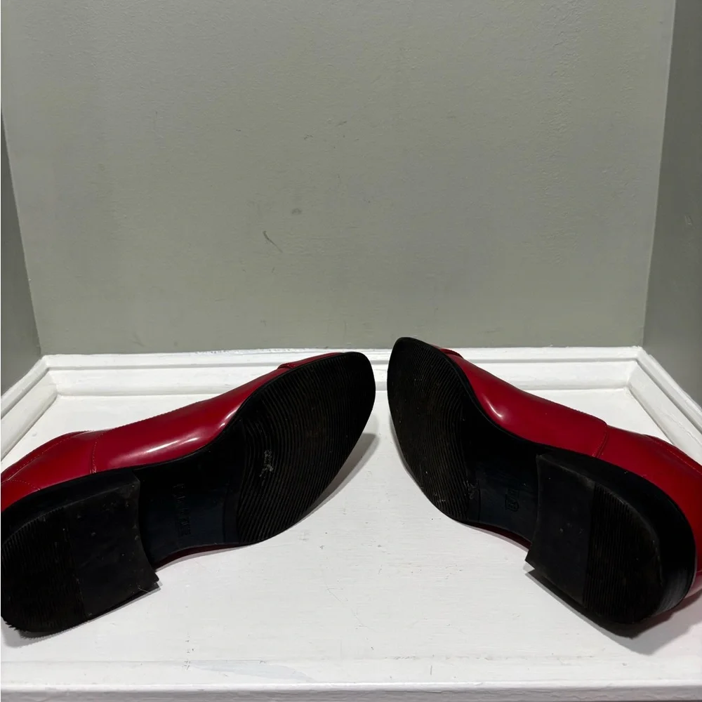 Stacy Adam’s Candy Apple Red Gala Captoe Men's Formal Dress Shoes-size 7.5 - Picture 9 of 10